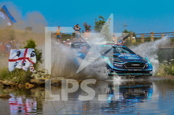 2019-06-15 - Elfyn Evans, su Ford Fiesta WRC Plus, al guado sulla Prova Spaciale 12 - WRC - RALLY ITALIA SARDEGNA - DAY 03 - RALLY - MOTORS